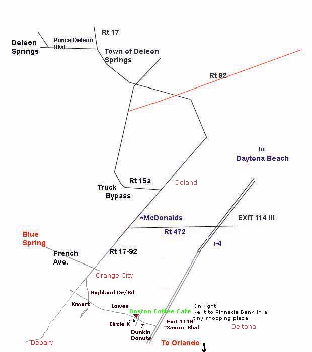 Dayo Scuba Blue Spring and Deleon - Mapbs 